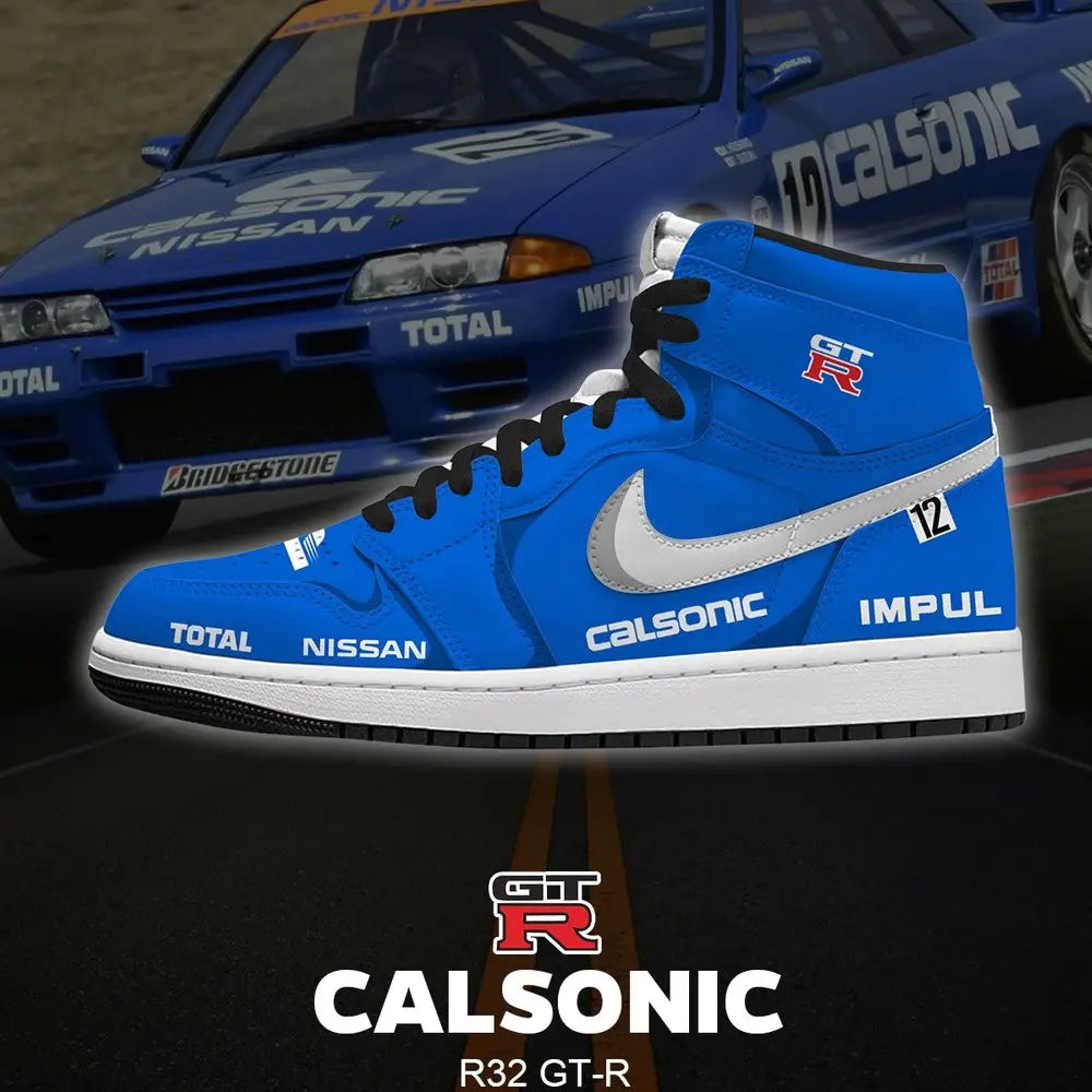 Calsonic R32 GT-R High Top Shoes