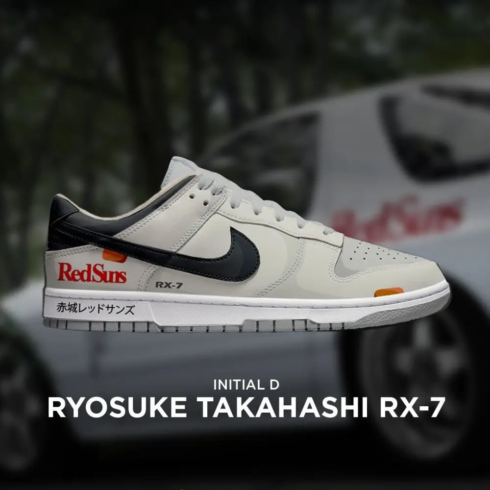Ryosuke Takahashi RX-7 Initial D New Low Top Shoes