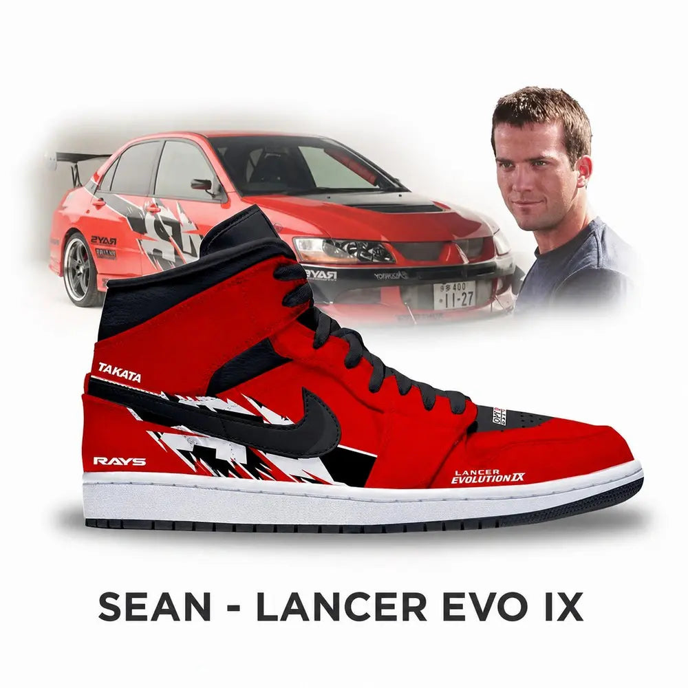 Sean Lancer Evo IX Fast and Furious New Edition High Top Shoes