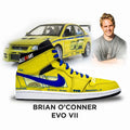 Brian O'conner Evo Vll Fast and Furious New Edition High Top Shoes