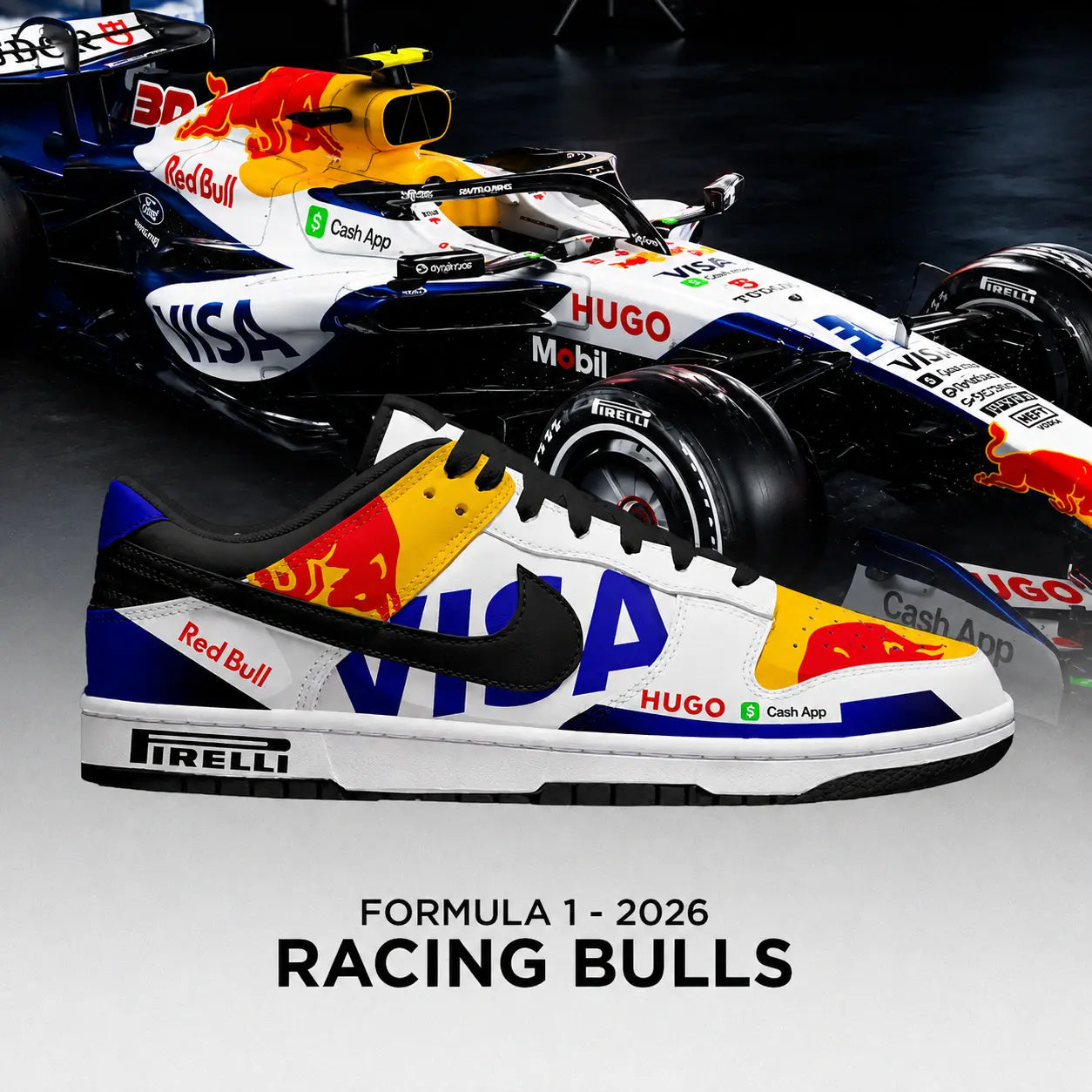 Racing Bull Formula 1 New Low Top Shoes