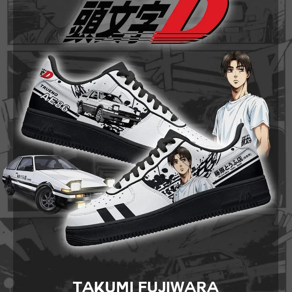 Takumi Fujiwara V.1 Initial D Low Top Shoes