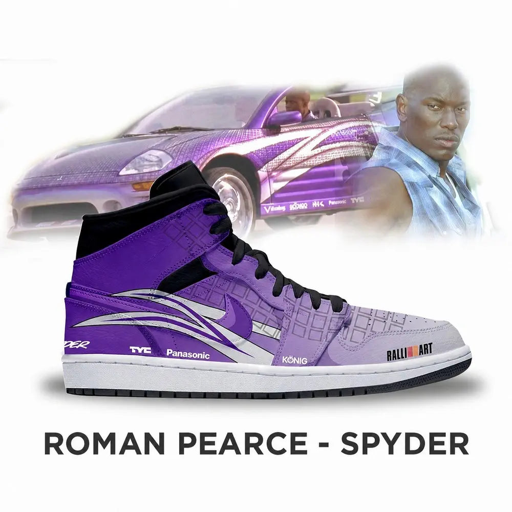 Roman Pearce Spyder Fast and Furious New Edition High Top Shoes