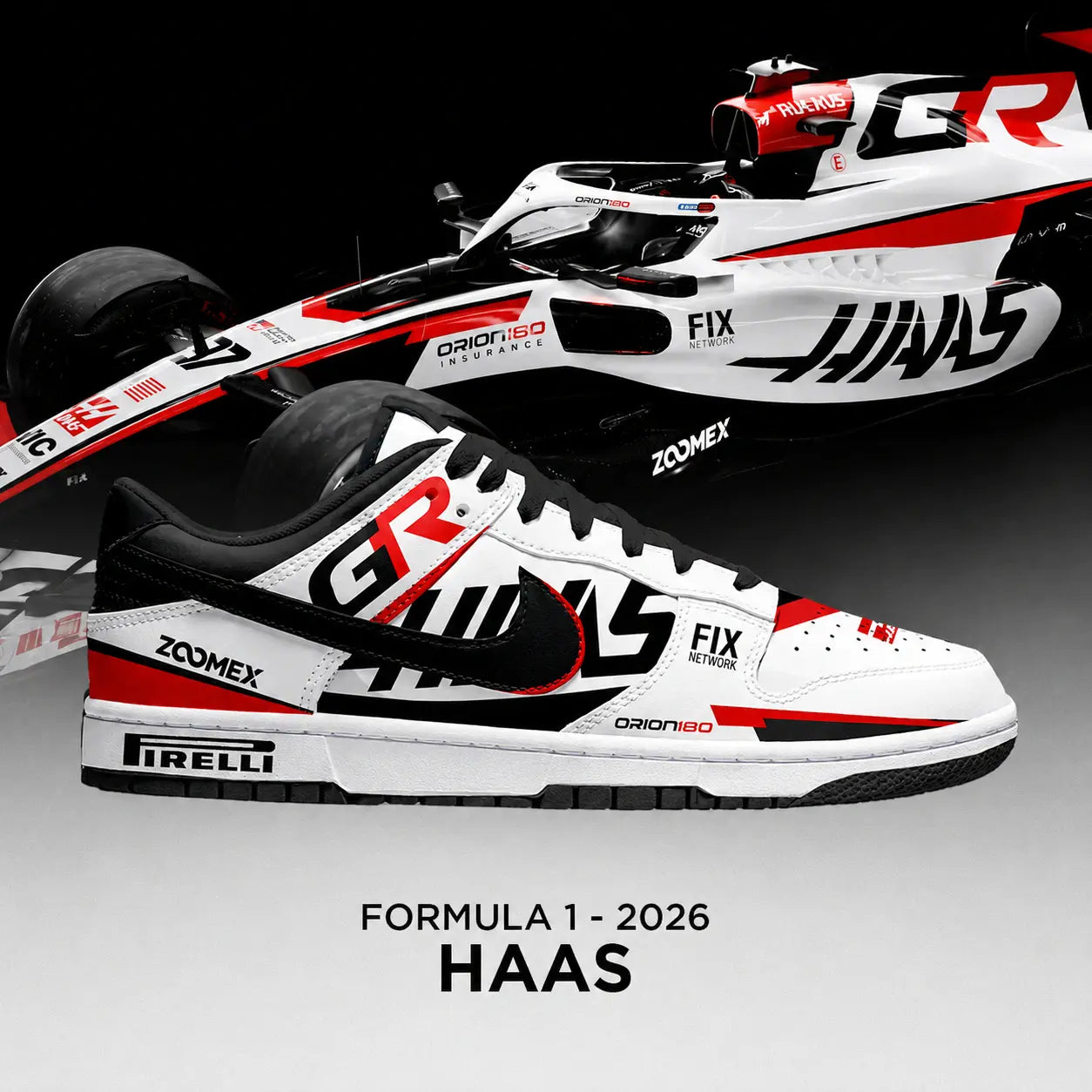 Haas Formula 1 New Low Top Shoes
