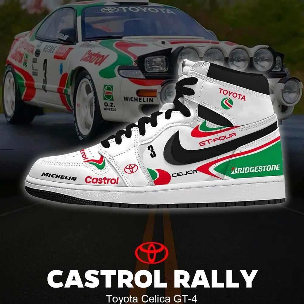 Castrol Rally Celica GT-4 High Top Shoes