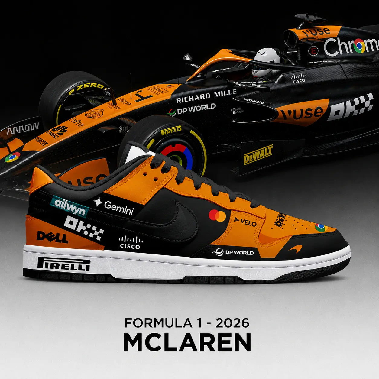 McLaren Formula 1 New Low Top Shoes