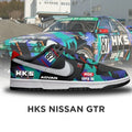 Hks Nissan GTR Car Racing Special Low Top Shoes