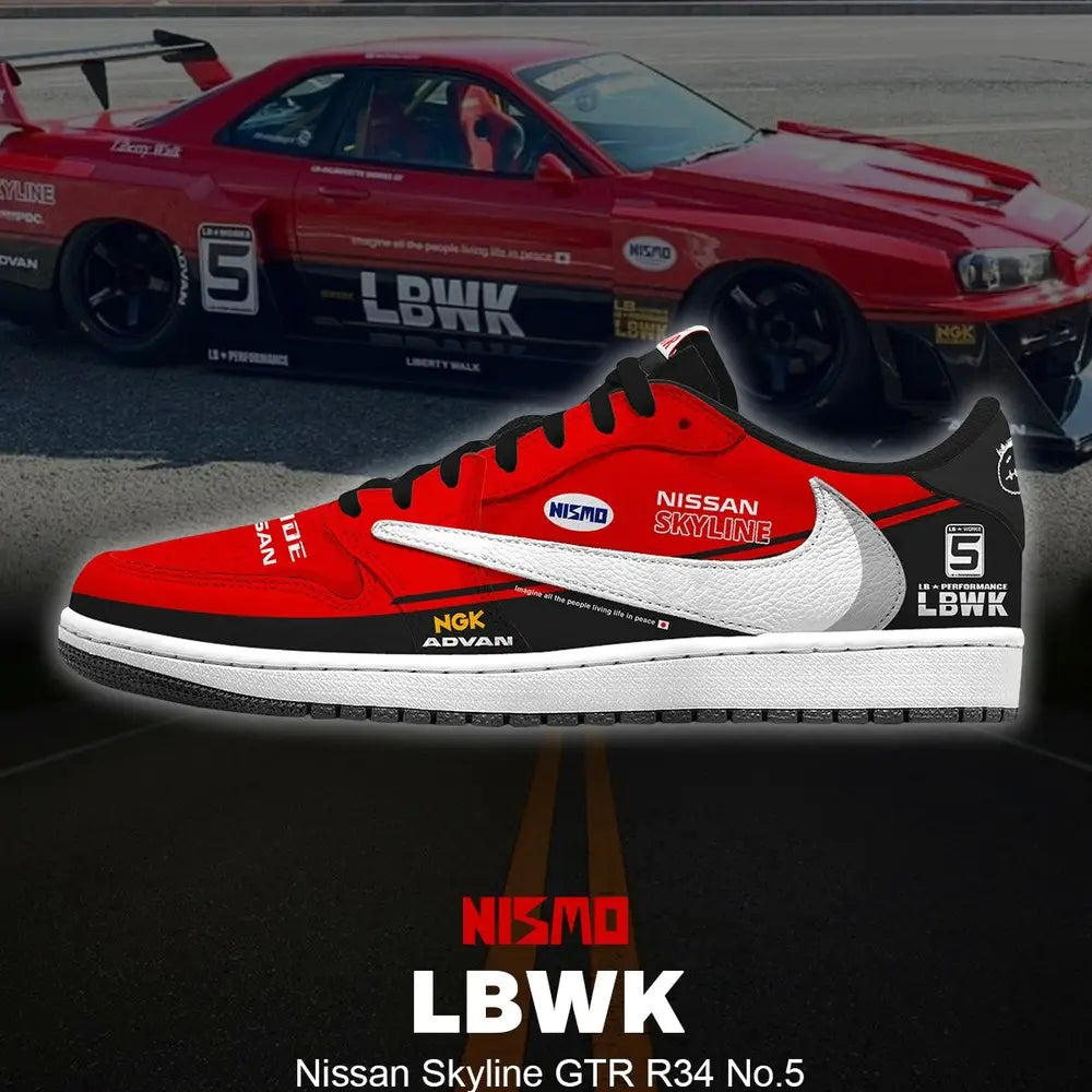 LBWK Skyline GTR R34 No.5 Low Top Shoes