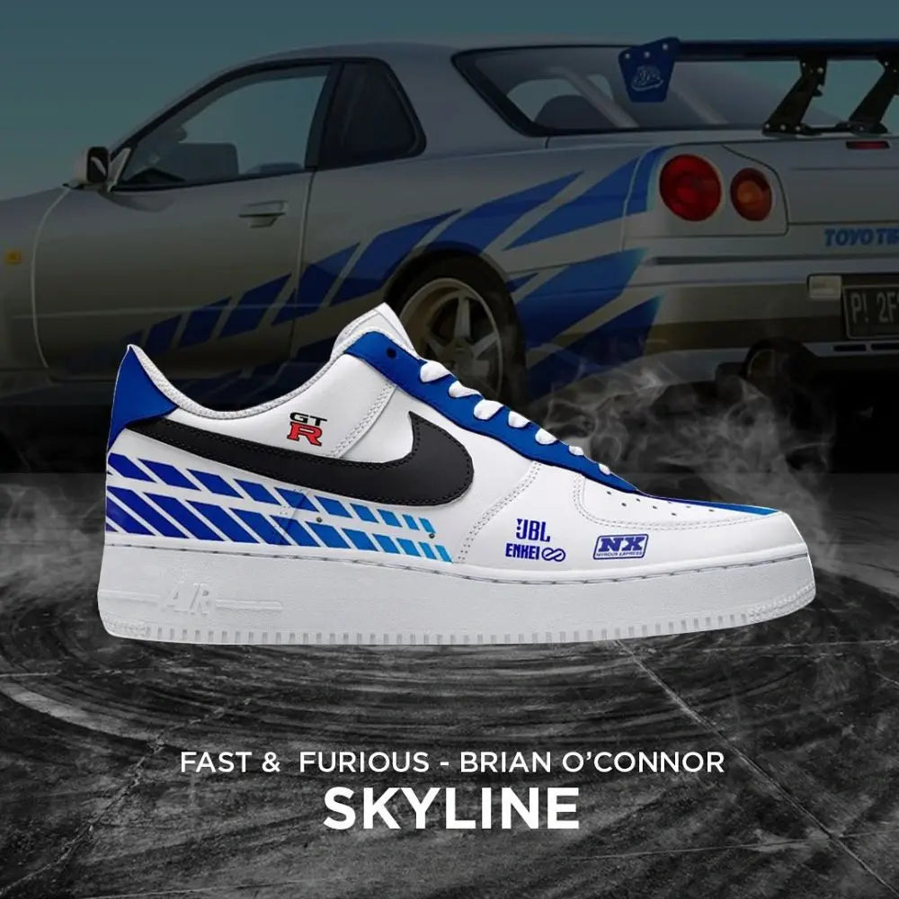 Skyline Brian O'Connor Fast and Furious Low Top Shoes