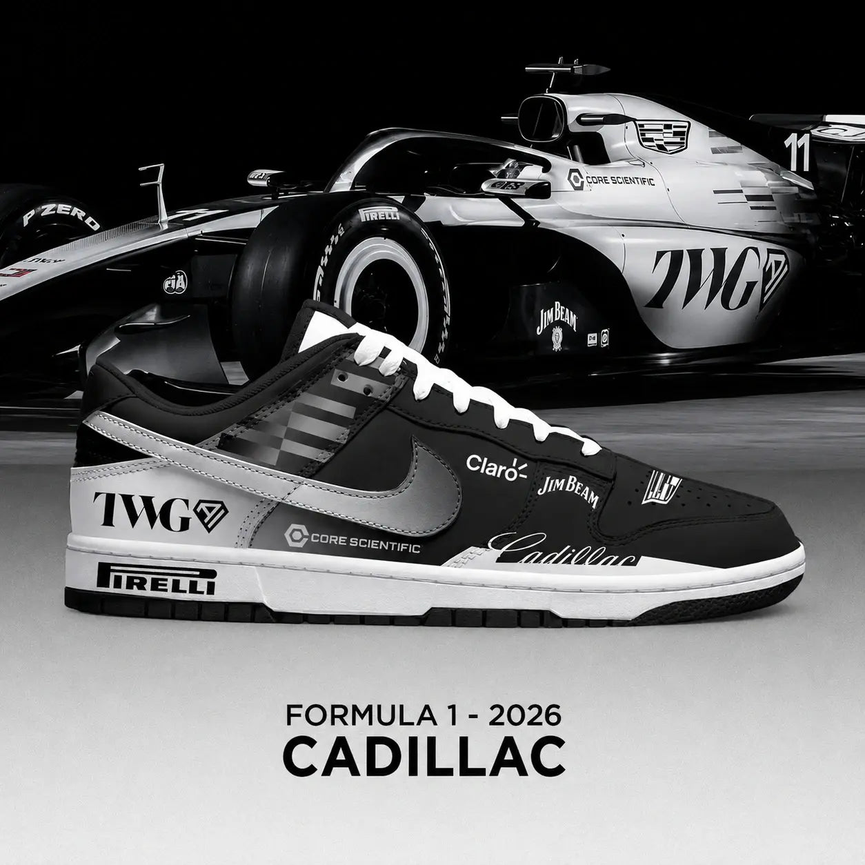 Cadillac Formula 1 New Low Top Shoes