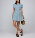 Isolde Pleat-Front Shirt Dress