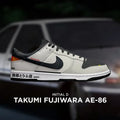 Takumi Fujiwara AE-86 Initial D New Low Top Shoes