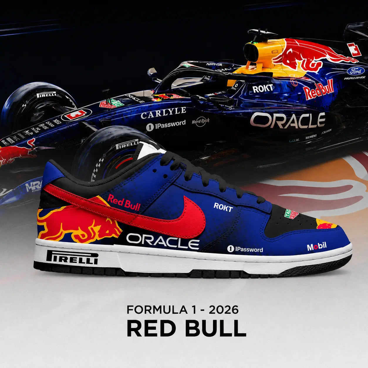 Red Bull Formula 1 New Low Top Shoes