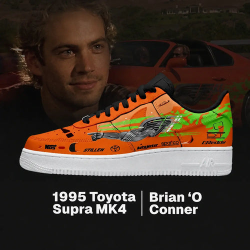Brian O'conner Fast and Furious Special Edition Low Top Shoes
