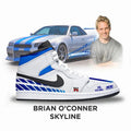 Brian O'conner Skyline Fast and Furious New Edition High Top Shoes