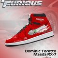 Dominic Toretto RX-7 V.3 Fast and Furious High Top Shoes