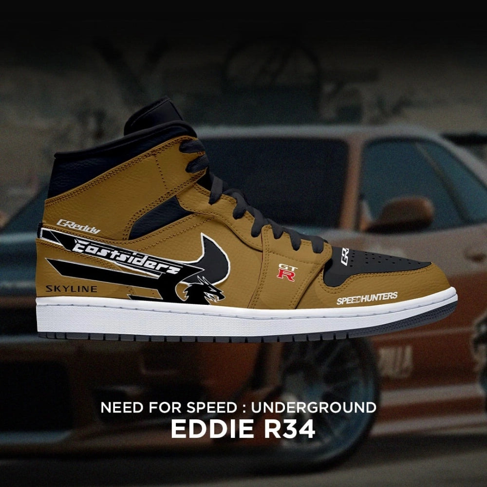 Eddie R34 Need for Speed New High Top Shoes