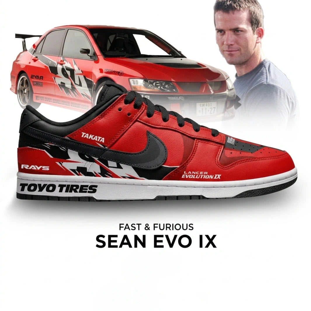 Sean Evo IX Fast and Furious New Editon Low Top Shoes