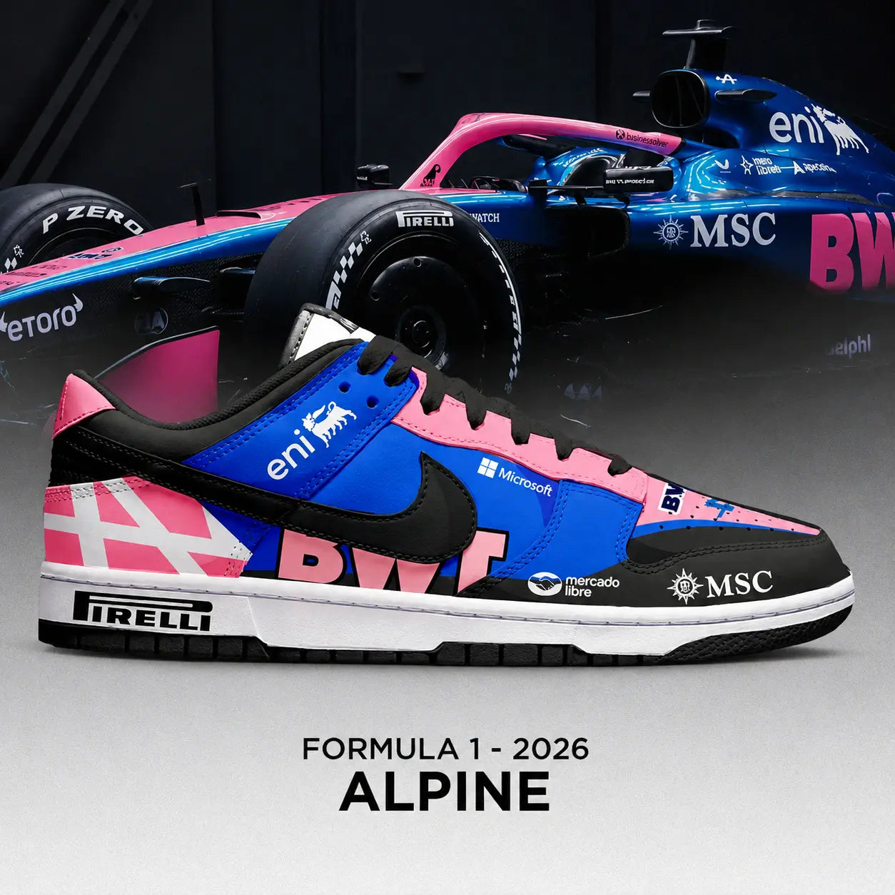 Alpine Formula 1 New Low Top Shoes