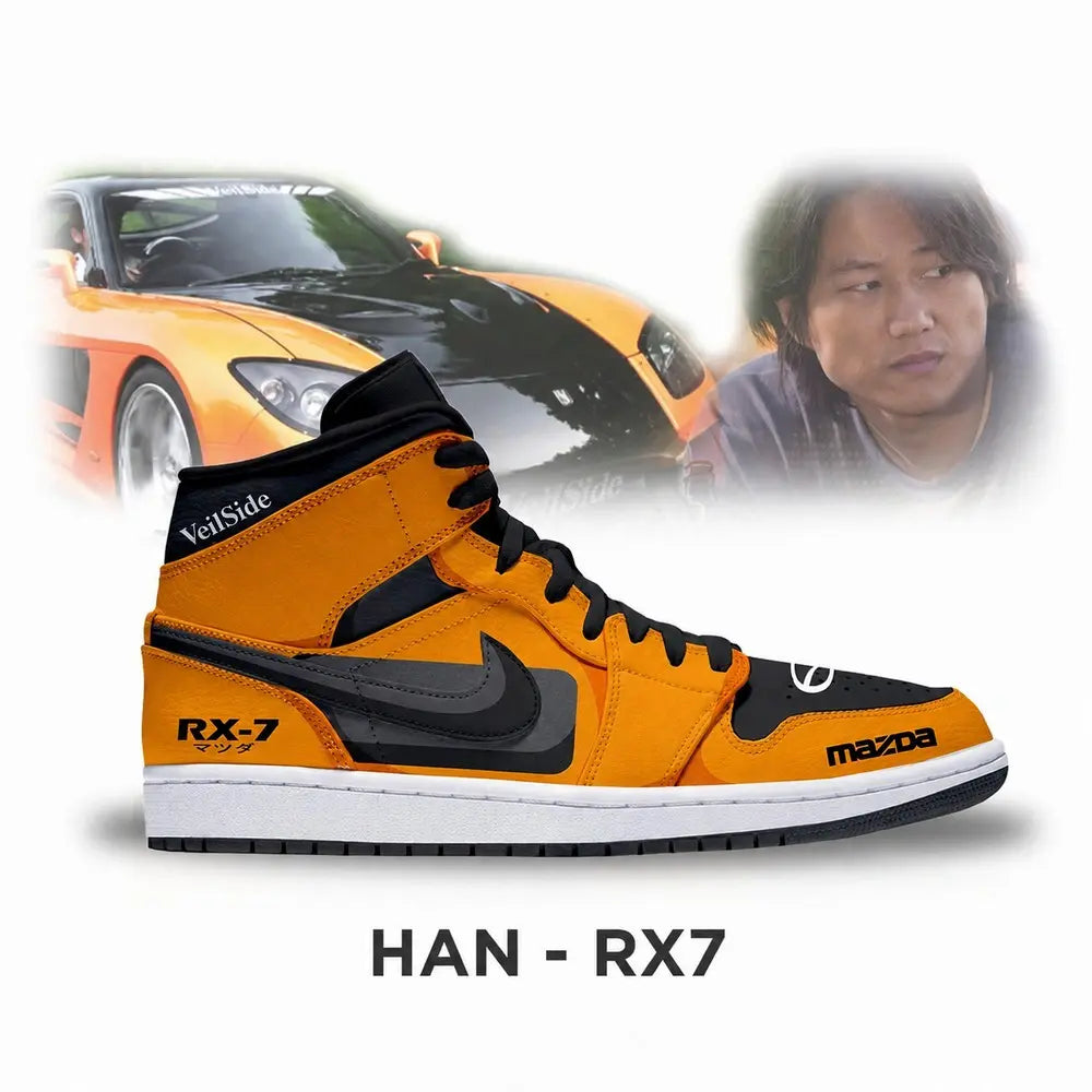 Han RX7 Fast and Furious New Edition High Top Shoes