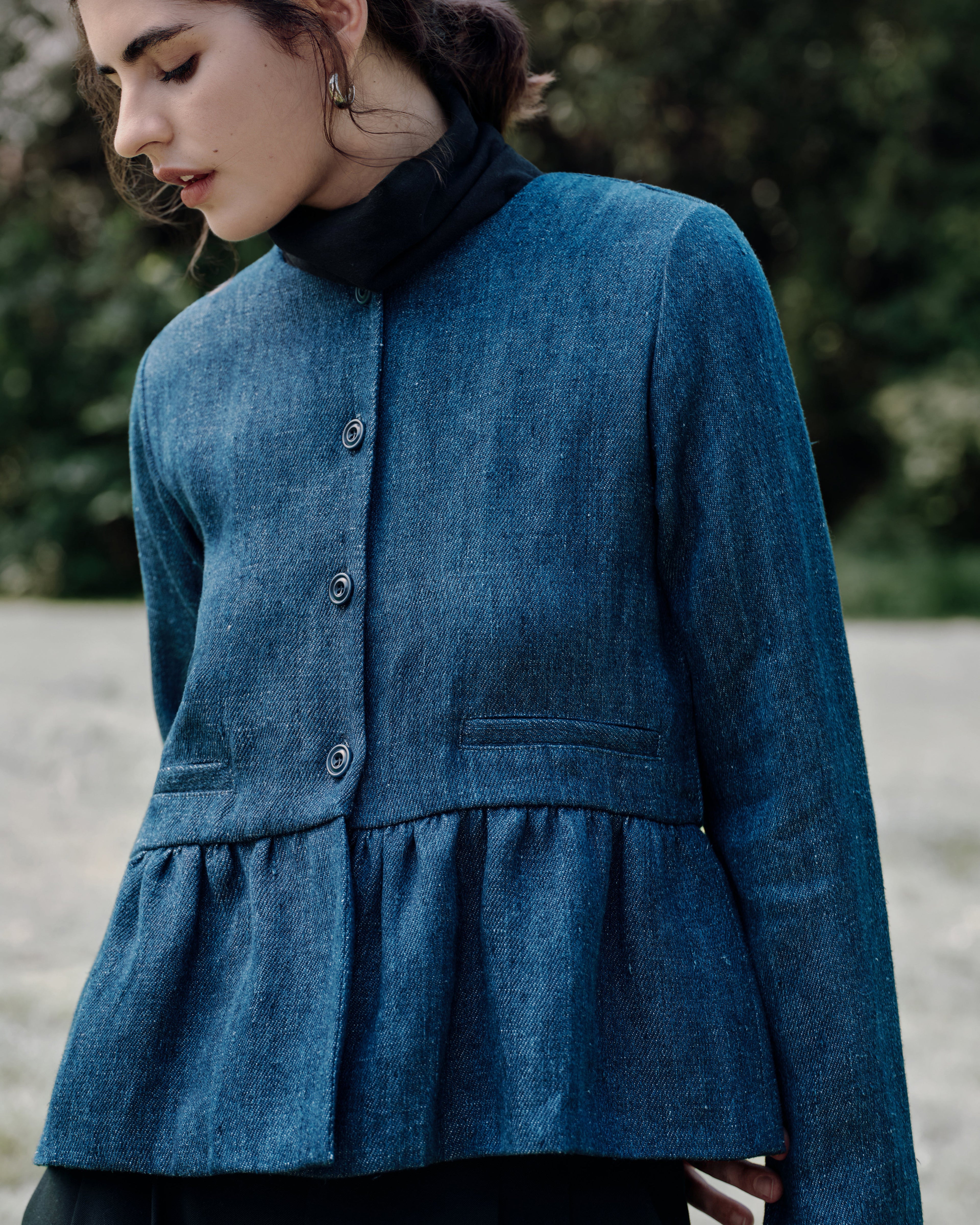 Sable Atelier Peplum Jacket