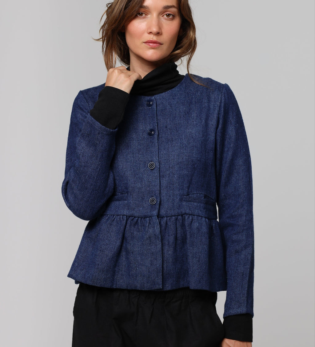 Sable Atelier Peplum Jacket