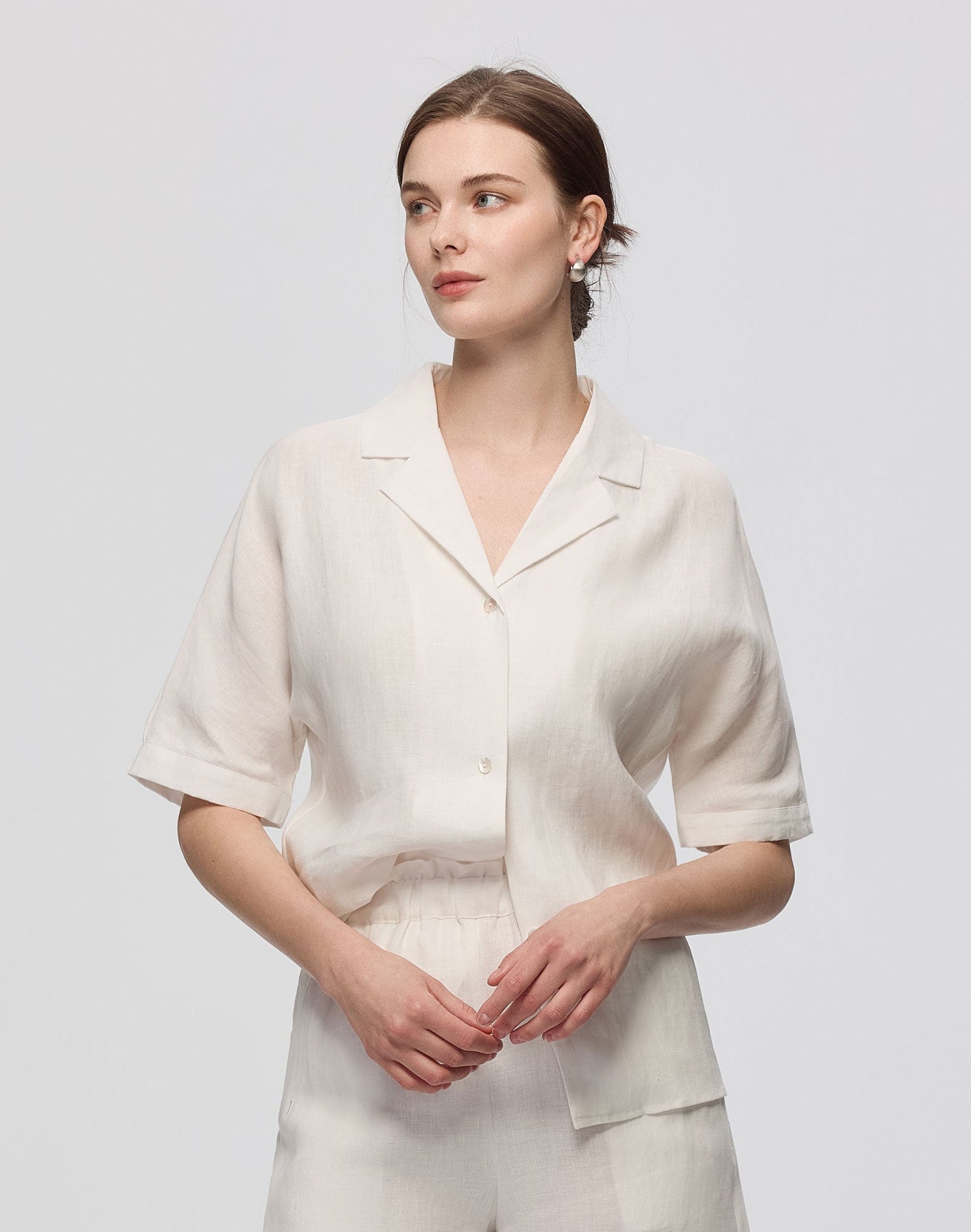Celeste Hemp Camp Shirt