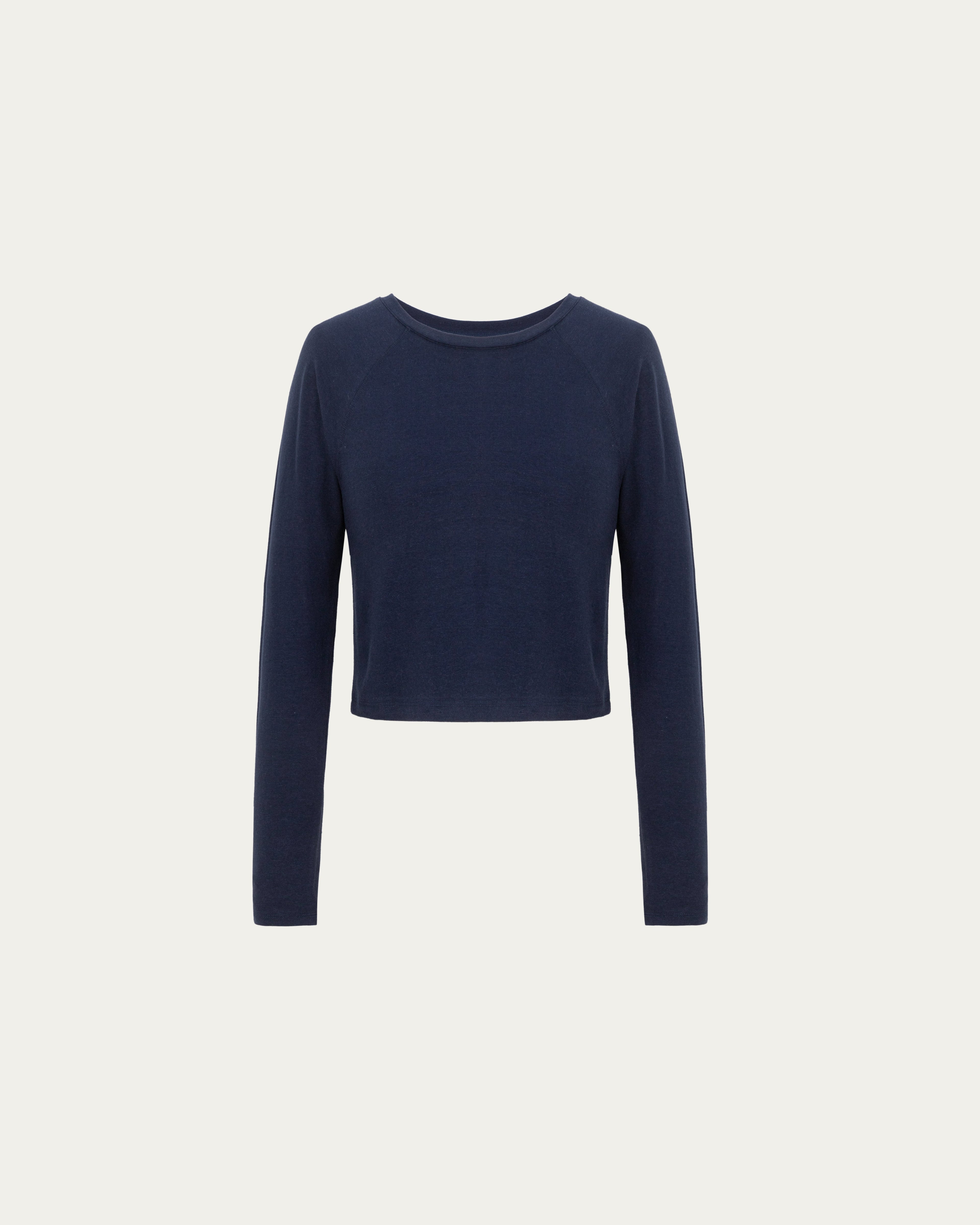 Maren Basics Cropped Raglan Tee
