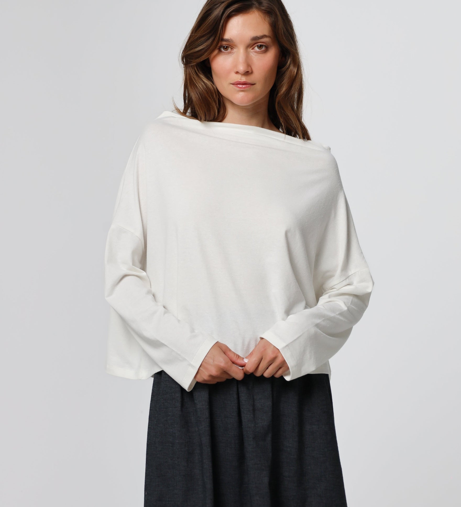 Marin Basics Off-Shoulder Top