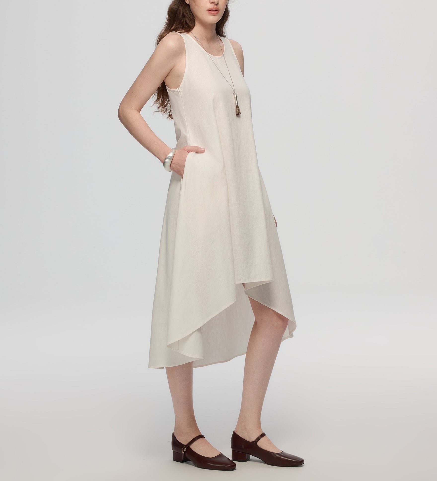 Sana Hemp High Low Dress