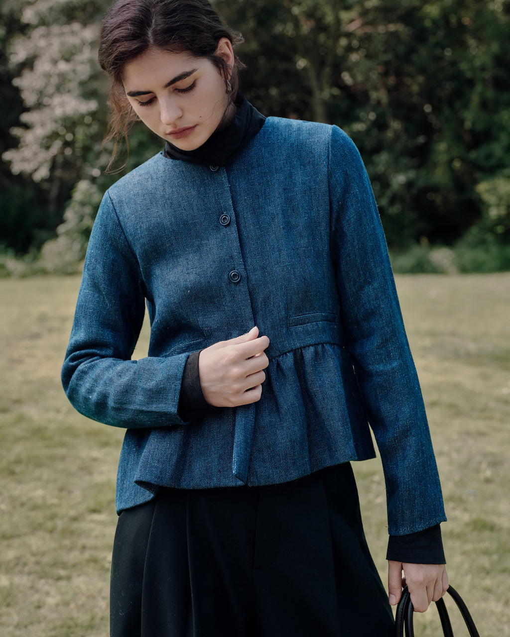 Sable Atelier Peplum Jacket