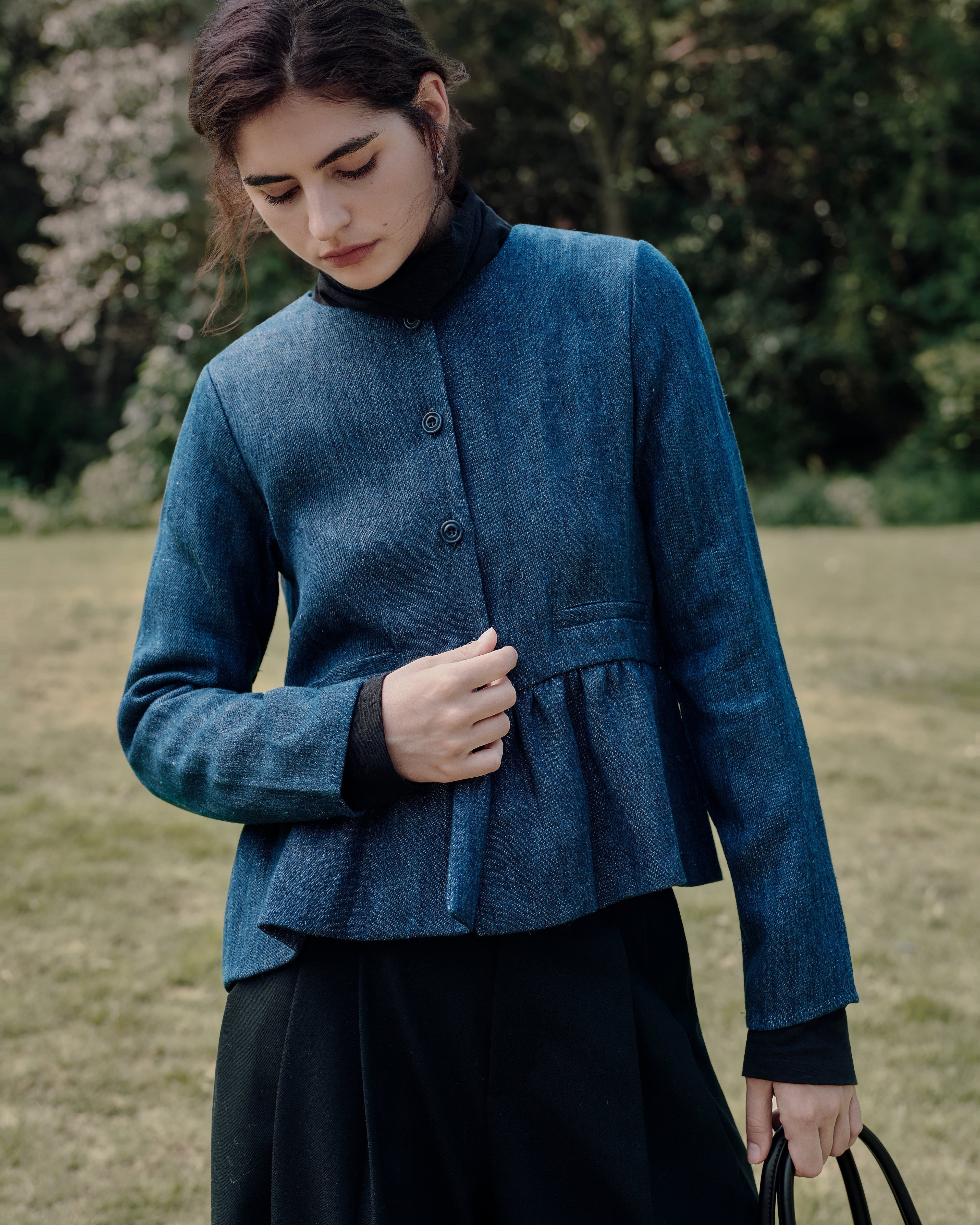 Sable Atelier Peplum Jacket