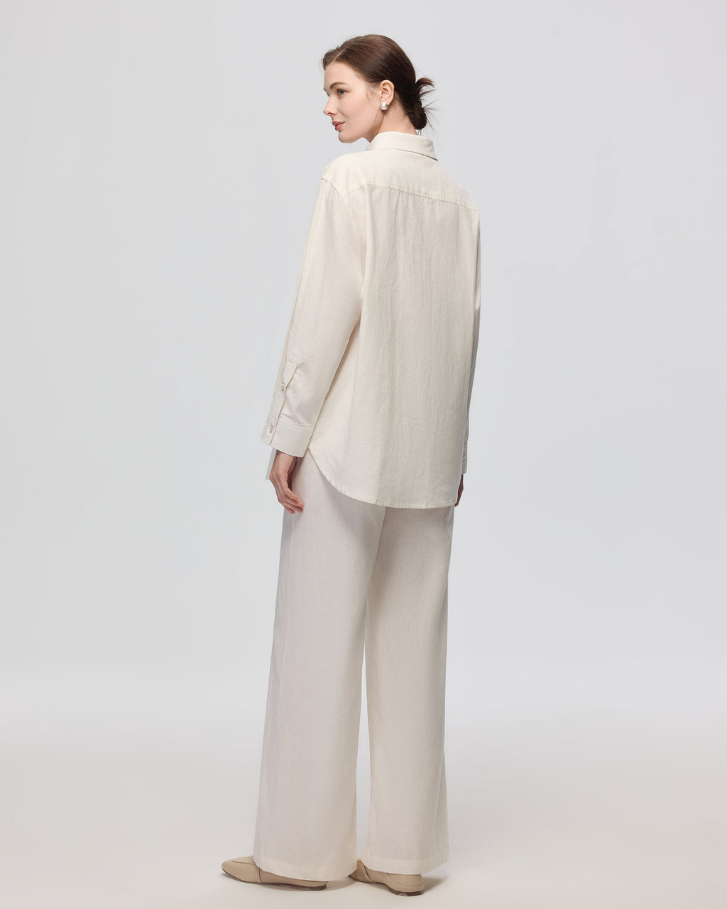Rowan Undyed High-Waist Pull-On Pants