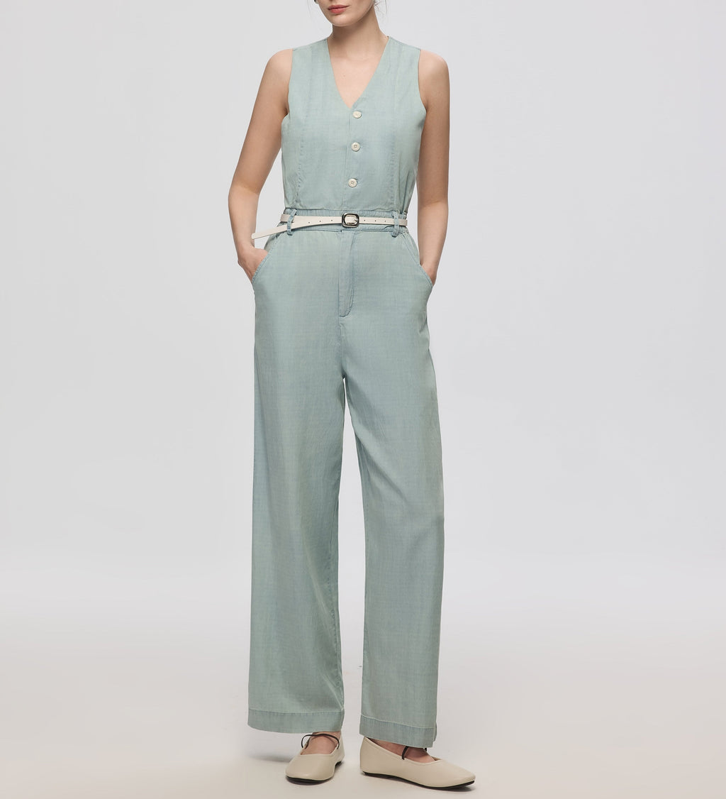 Yara Chambray Jumpsuit