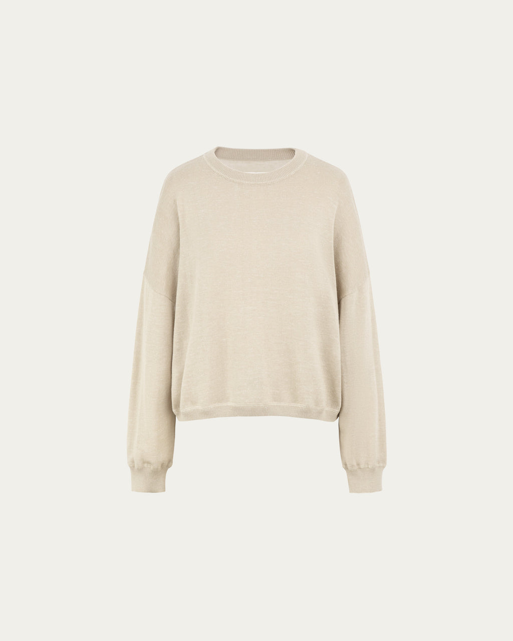 Sage Knitted Crew-Neck
