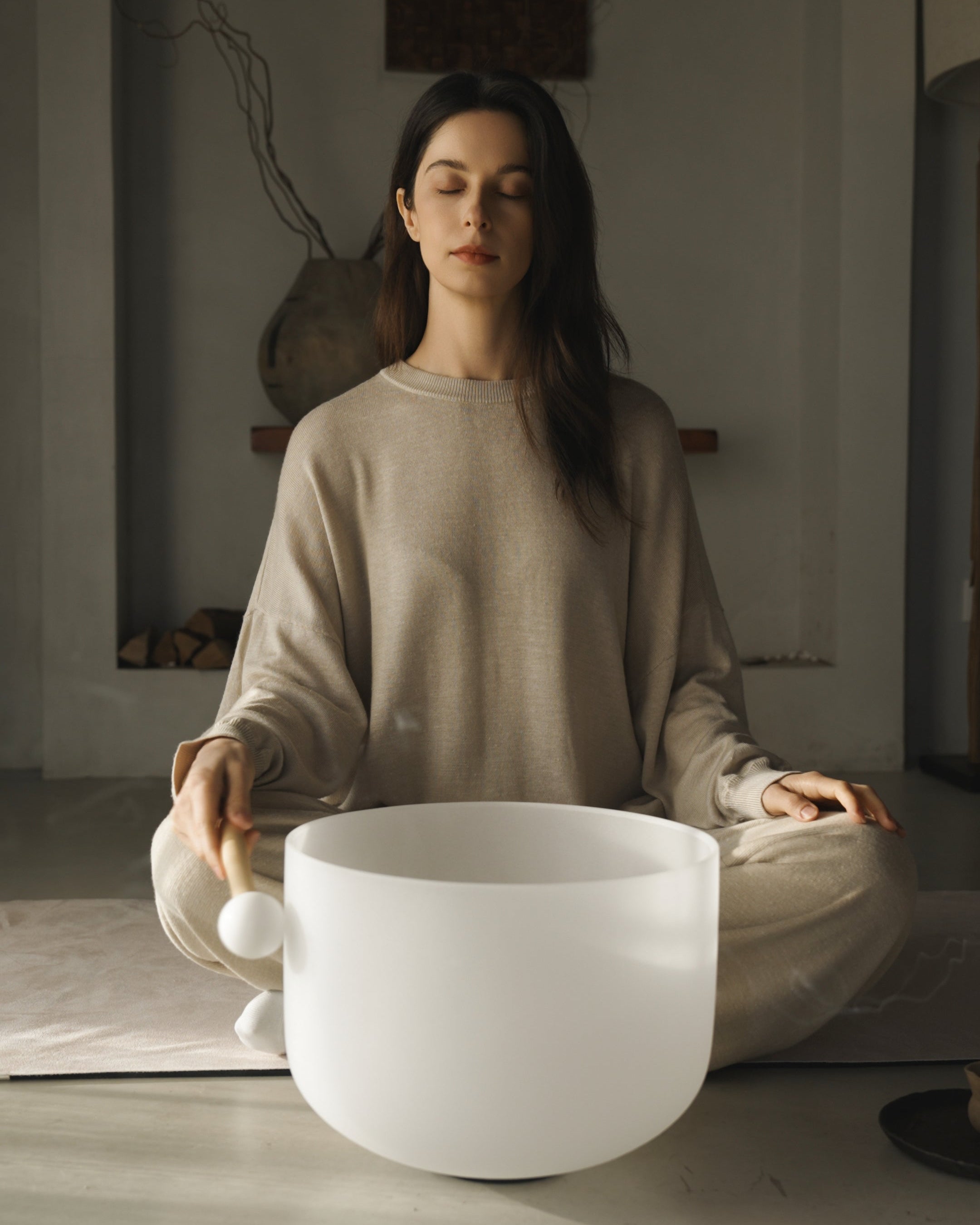 Sage Knitted Crew-Neck