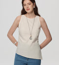 Poppy Pleat-Front Tank