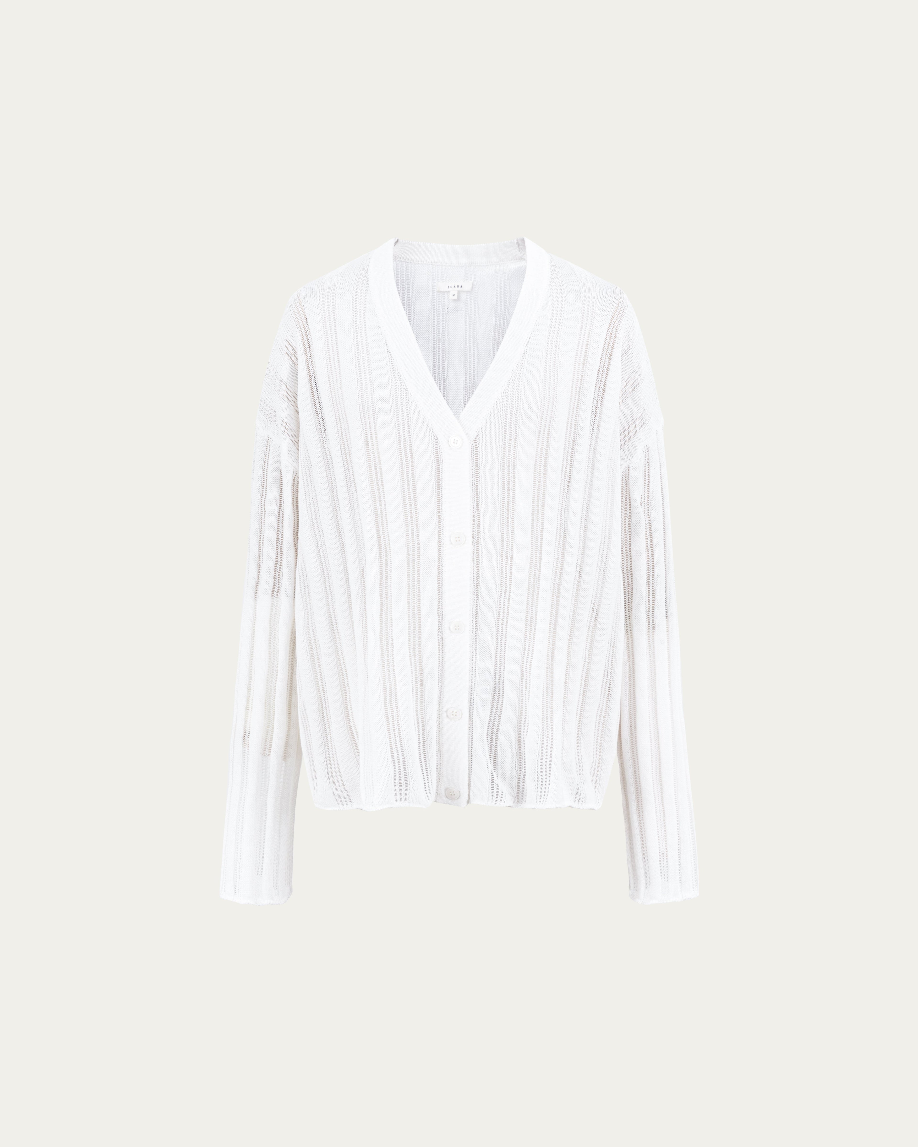 Lark Loose-Knit Striped Cardigan